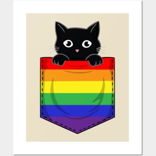 Cat pride pocket Posters and Art